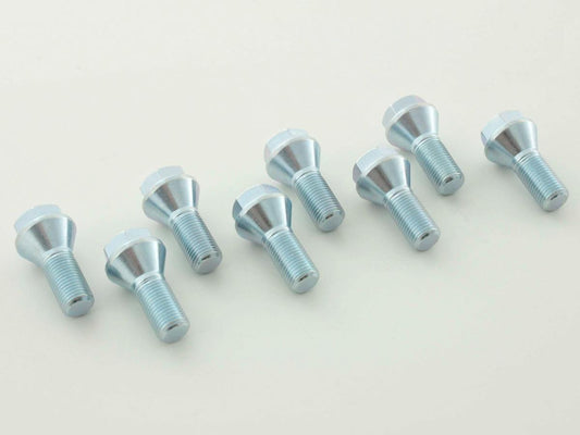 Radschrauben Set (8 Stk.) Schaftlänge 26mm Kegelbund Kurzkopf M14x1,25
