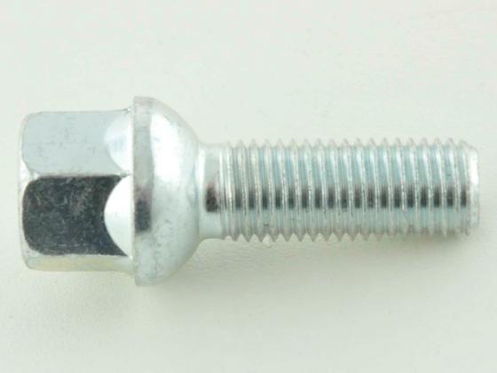 Radschrauben Set (8 Stk.) Schaftlänge 35mm Kugelbund silber M12x1,5