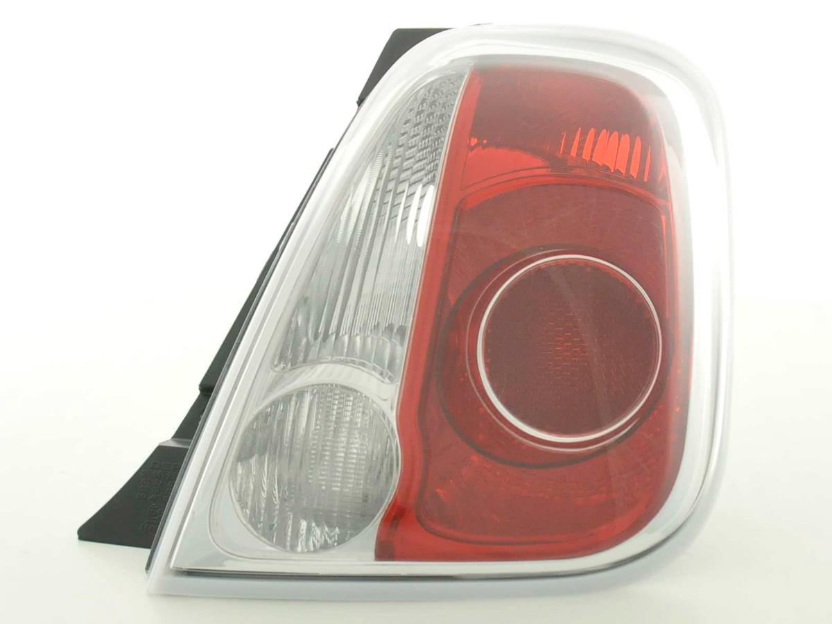 Verschleißteile Rückleuchte rechts Fiat 500 Bj. 07- rot/klar