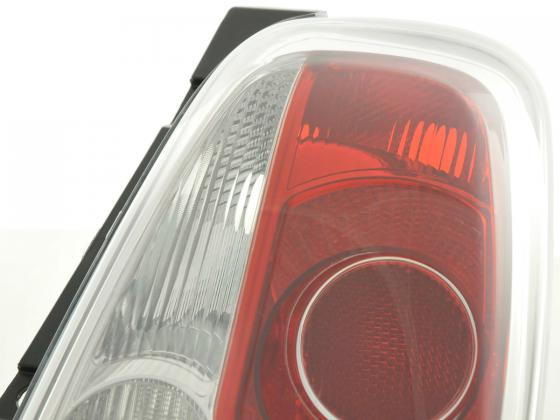 Verschleißteile Rückleuchte rechts Fiat 500 Bj. 07- rot/klar