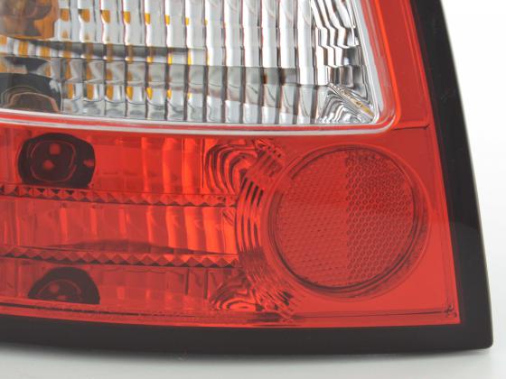 Rückleuchten Set Audi A6 Limo Typ 4B Bj. 97-03 rot/weiß