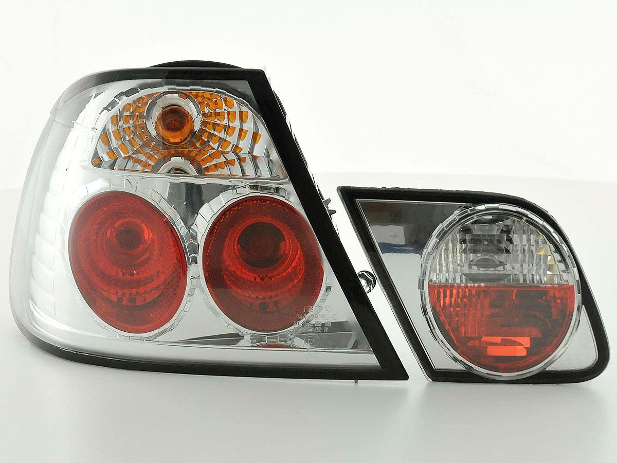 Rückleuchten Set BMW 3er Coupe Typ E46 Bj. 99-02 chrom