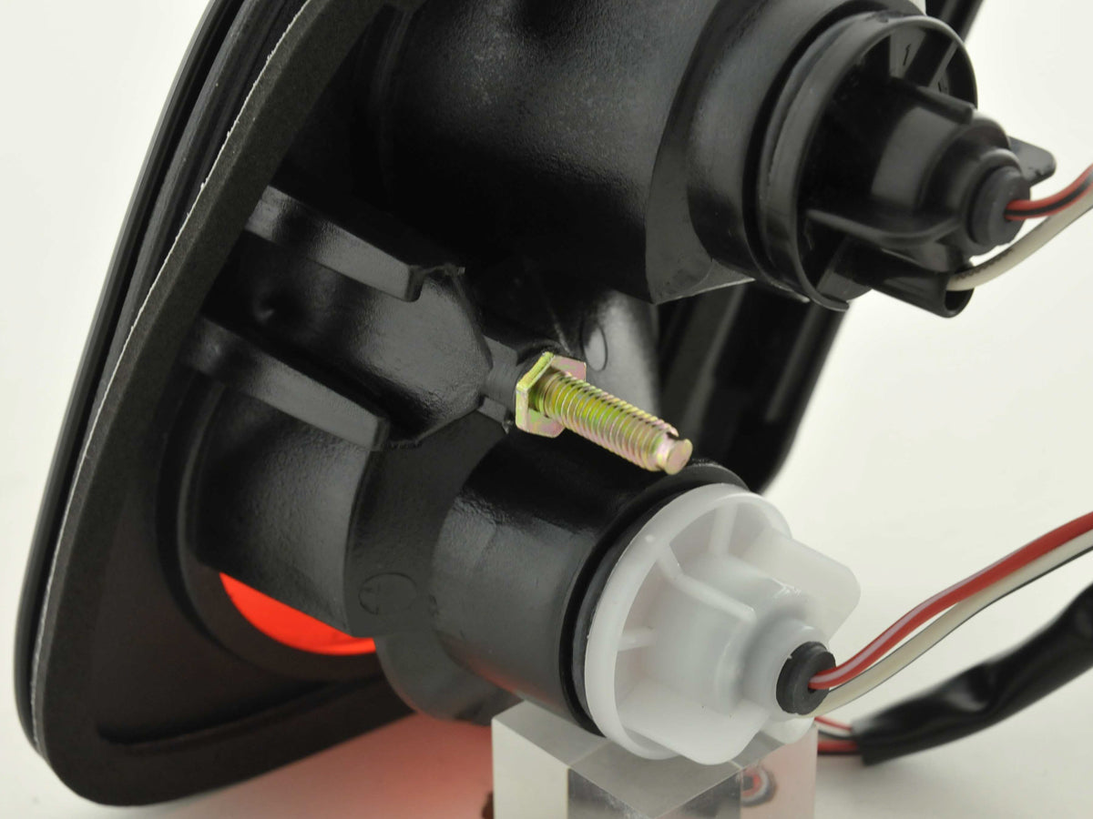 Rückleuchten Set BMW 3er E46 Limo schwarz Innenteil für Heckklappe