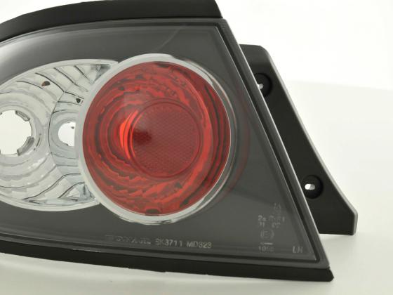 Rückleuchten Set Mazda 323F 3-trg. 4-trg. Typ BG Bj. 89-02 schwarz