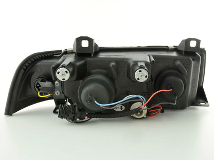 Scheinwerfer Set BMW 3er Limo Typ E36 Bj. 92-98 chrom