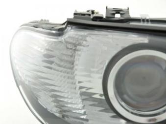 Verschleißteile Xenon Scheinwerfer gebraucht rechts BMW 3er E46 Coupe Bj. 03-06, schwarz