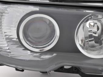 Verschleißteile Xenon Scheinwerfer gebraucht rechts BMW 3er E46 Coupe Bj. 03-06, schwarz