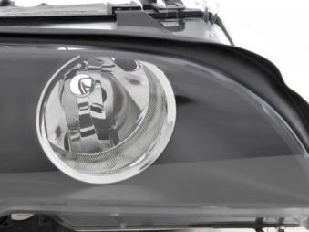 Verschleißteile Xenon Scheinwerfer gebraucht rechts BMW 3er E46 Coupe Bj. 03-06, schwarz