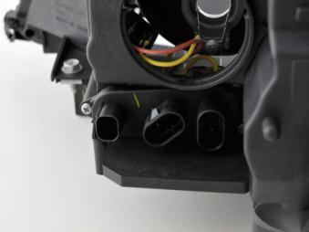 Verschleißteile Xenon Scheinwerfer gebraucht rechts BMW 3er E46 Coupe Bj. 03-06, schwarz