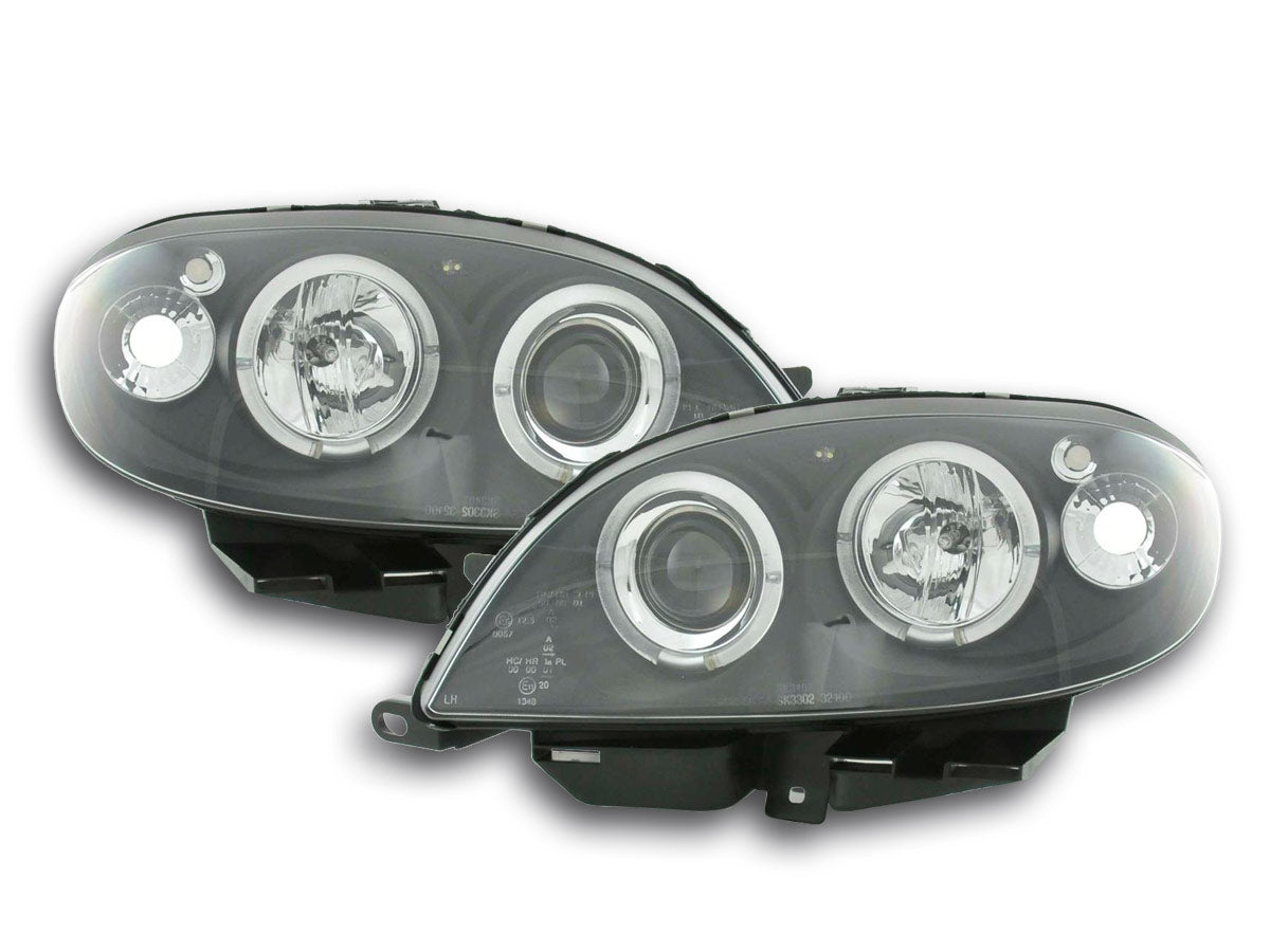 Scheinwerfer Set Citroen Saxo Bj. 00-02 schwarz