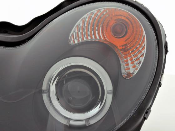 Scheinwerfer Set Mercedes C-Klasse Typ W203 Bj. 00-07 schwarz für Rechtslenker