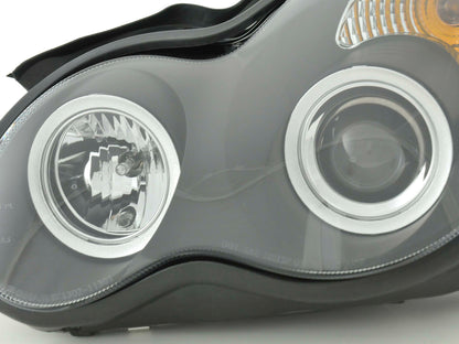 Scheinwerfer Set Mercedes C-Klasse Typ W203 Bj. 00-07 schwarz