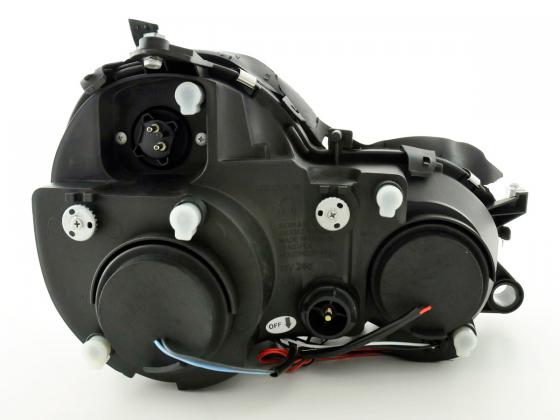 Scheinwerfer Set Angel Eyes Mercedes CLK Typ W208 Bj. 98-02 chrom