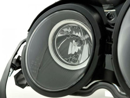 Scheinwerfer Set Mercedes E-Klasse Typ W210 Bj. 95-98 schwarz für Rechtslenker