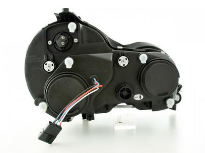 Scheinwerfer Set Mercedes E-Klasse Typ W210 Bj. 95-98 schwarz für Rechtslenker