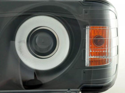 Scheinwerfer Set Mercedes E-Klasse Typ W124 Bj. 85-93 schwarz