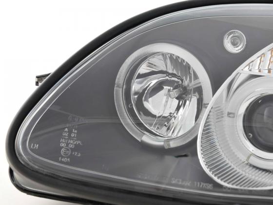 Scheinwerfer Set Mercedes SLK Typ R170  96-02 schwarz