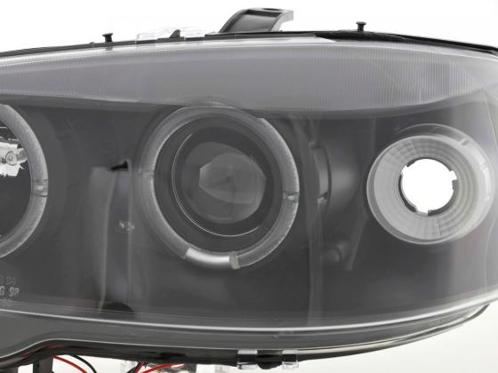 Scheinwerfer Set Opel Astra G Bj. 98-03 schwarz