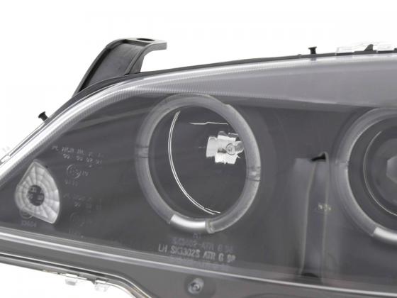 Scheinwerfer Set Opel Astra G Bj. 98-03 schwarz