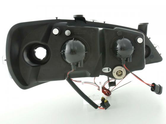 Scheinwerfer Set Opel Astra G Bj. 98-03 schwarz