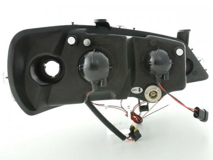 Scheinwerfer Set Opel Astra G Bj. 98-03 schwarz