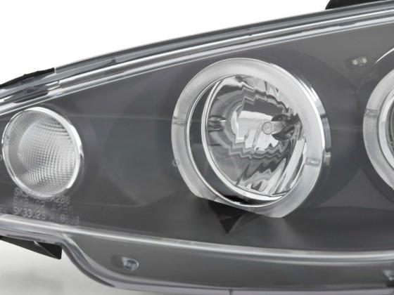 Scheinwerfer Set Peugeot 206 Bj. 98-03 schwarz