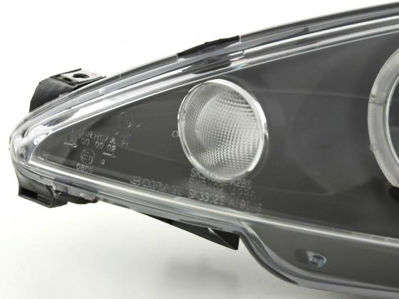 Scheinwerfer Set Peugeot 206 Bj. 98-03 schwarz