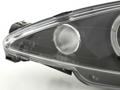 Scheinwerfer Set Peugeot 206 Bj. 98-03 schwarz