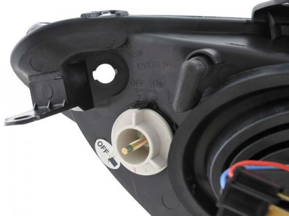 Scheinwerfer Set Peugeot 206 Bj. 98-03 schwarz