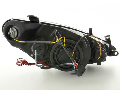 Scheinwerfer Set Peugeot 307 Bj. 01-06 schwarz