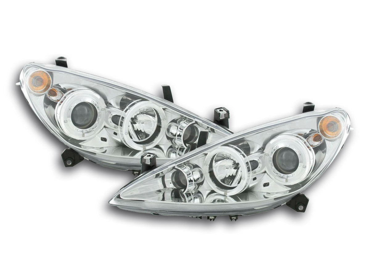 Scheinwerfer Set Peugeot 307 Bj. 01-06 chrom