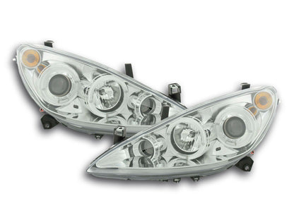 Scheinwerfer Set Peugeot 307 Bj. 01-06 chrom