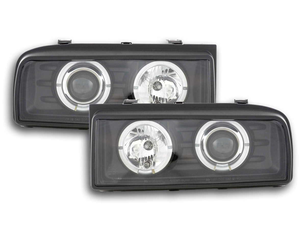 Scheinwerfer Set VW Corrado Typ 53i Bj. 1987-1995 schwarz