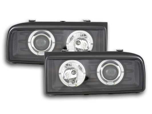 Scheinwerfer Set VW Corrado Typ 53i Bj. 1987-1995 schwarz