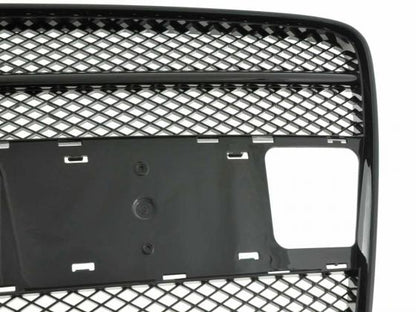 Sportgrill mit Positionslichthalter Frontgrill passend für Audi Q7 Typ 4L Bj. 05-09 schwarz