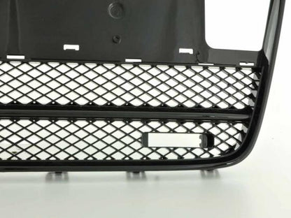 Sportgrill mit Positionslichthalter Frontgrill passend für Audi Q7 Typ 4L Bj. 05-09 schwarz