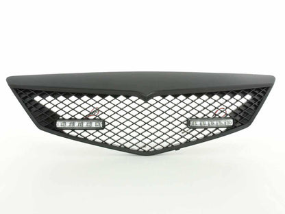 Sportgrill mit Positionslicht Frontgrill Mazda 2 Typ DY Bj. 03-07 schwarz
