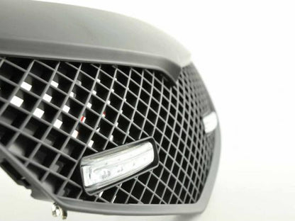 Sportgrill mit Positionslicht Frontgrill Mazda 2 Typ DY Bj. 03-07 schwarz