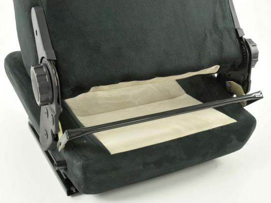 FK Sportsitze Auto Halbschalensitze Set Columbus Kunstleder beige/schwarz mit Laufschienen