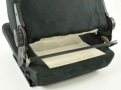 FK Sportsitze Auto Halbschalensitze Set Columbus Kunstleder beige/schwarz mit Laufschienen