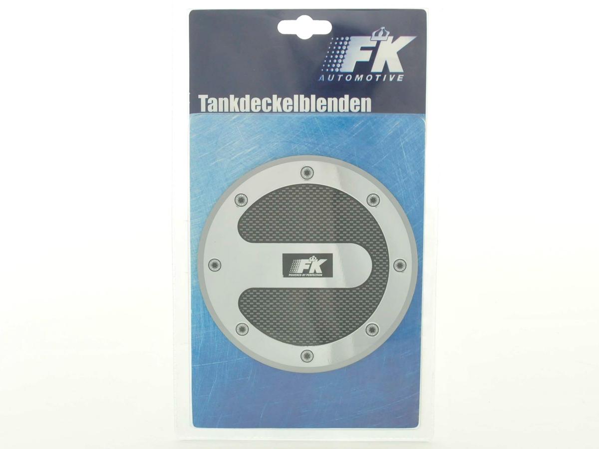 Tankdeckelblende Fuel Cap Alu Look M2 Ø120 Abdeckung Tankdeckel