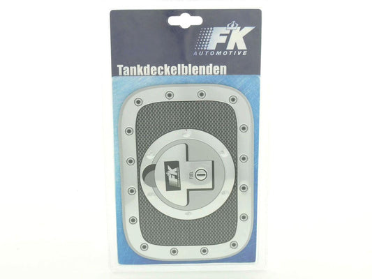 Tankdeckelblende Fuel Cap Alu Look 180x131 Abdeckung Tankdeckel