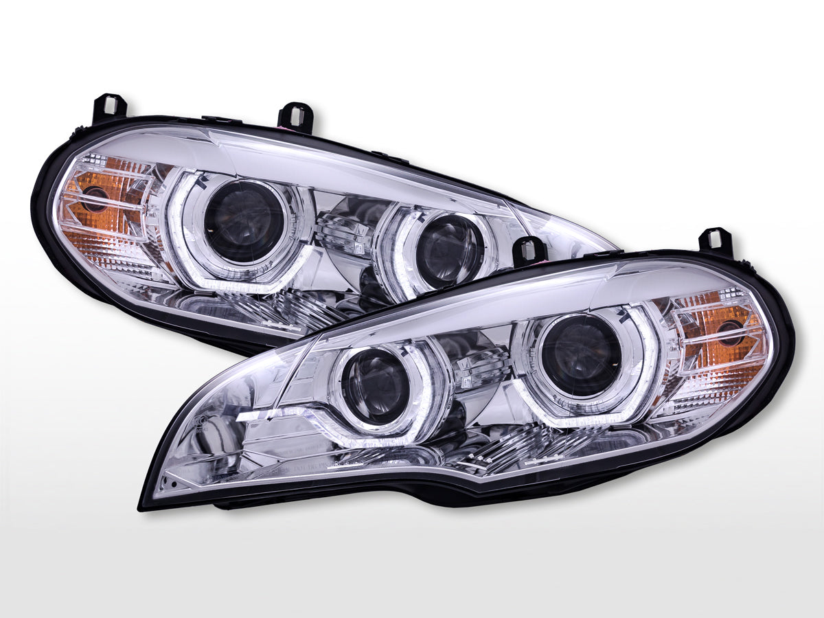 Daylight Scheinwerfer mit LED Tagfahrlicht BMW X5 F15  2008-2010 chrom