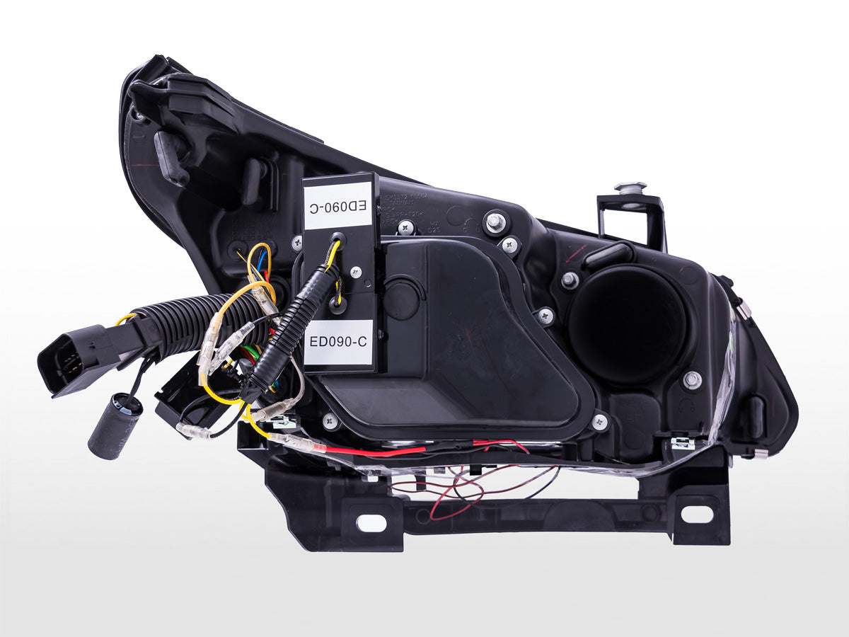 Angel Eyes Scheinwerfer mit beleuchteten LED Standlichtringen BMW 5er E60/E61  2008-2010 schwarz