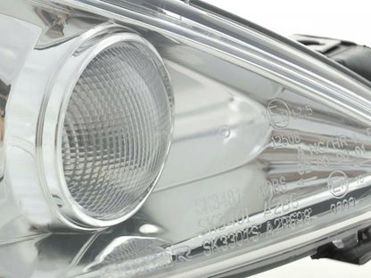 Scheinwerfer Set Angel Eyes Peugeot 206 Bj. 98-03 chrom