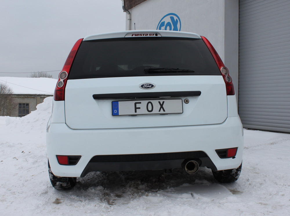 FOX Ford Fiesta VI Endschalldämpfer inkl. Verbindungsrohr zum Kat - 1x90 Typ 14