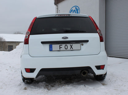 FOX Ford Fiesta VI Endschalldämpfer inkl. Verbindungsrohr zum Kat - 1x90 Typ 14