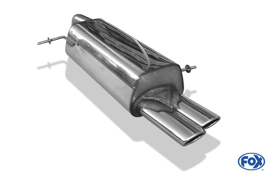 FOX Ford Fiesta VII/ Fiesta VII Sport - 1,0l Eco Boost 1,4l Endschalldämpfer - 2x86x54 Typ 32