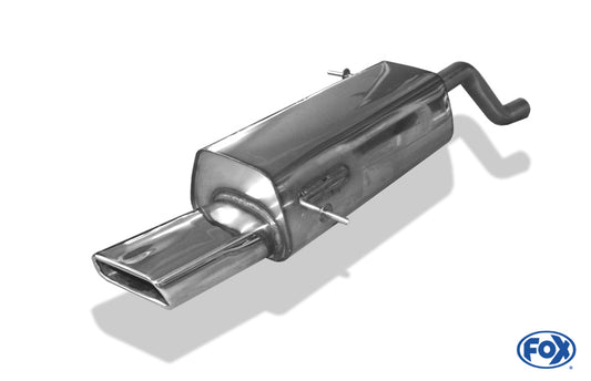 FOX Ford Fiesta VII/ Fiesta VII Sport - 1,0l Eco Boost 1,4l Endschalldämpfer - 145x65 Typ 59