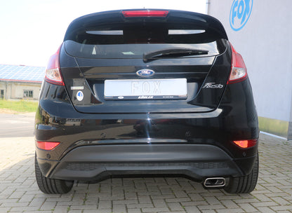 FOX Ford Fiesta VII - Black/ Red Edition - 1,0l Eco Boost 1,4l Endschalldämpfer - 145x65 Typ 59